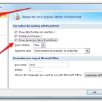 Activate Developer Tab in Office 2007 (2)