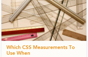 css measurements