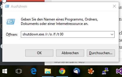 Windows 10 unsignierte Treiber installieren