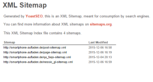 Sitemap Index-File