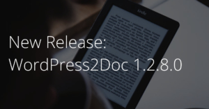 Update: WordPress2Doc 1.2.8.5