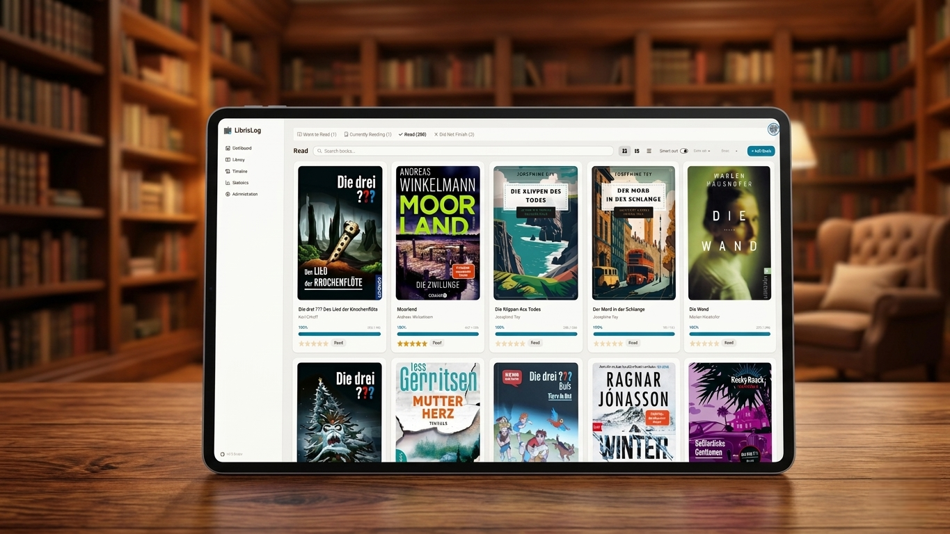 Wenn die Lieblings-App stirbt, entwickle deine eigene. Vorstellung: LibrisLog