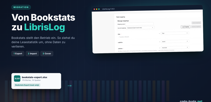 Von Bookstats zu LibrisLog: So gelingt die Migration deiner Lesestatistik